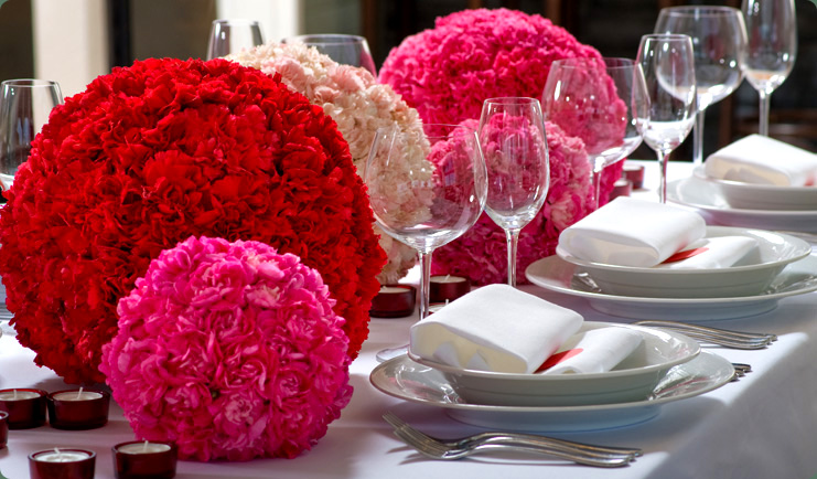 Carnations Wedding Decoration